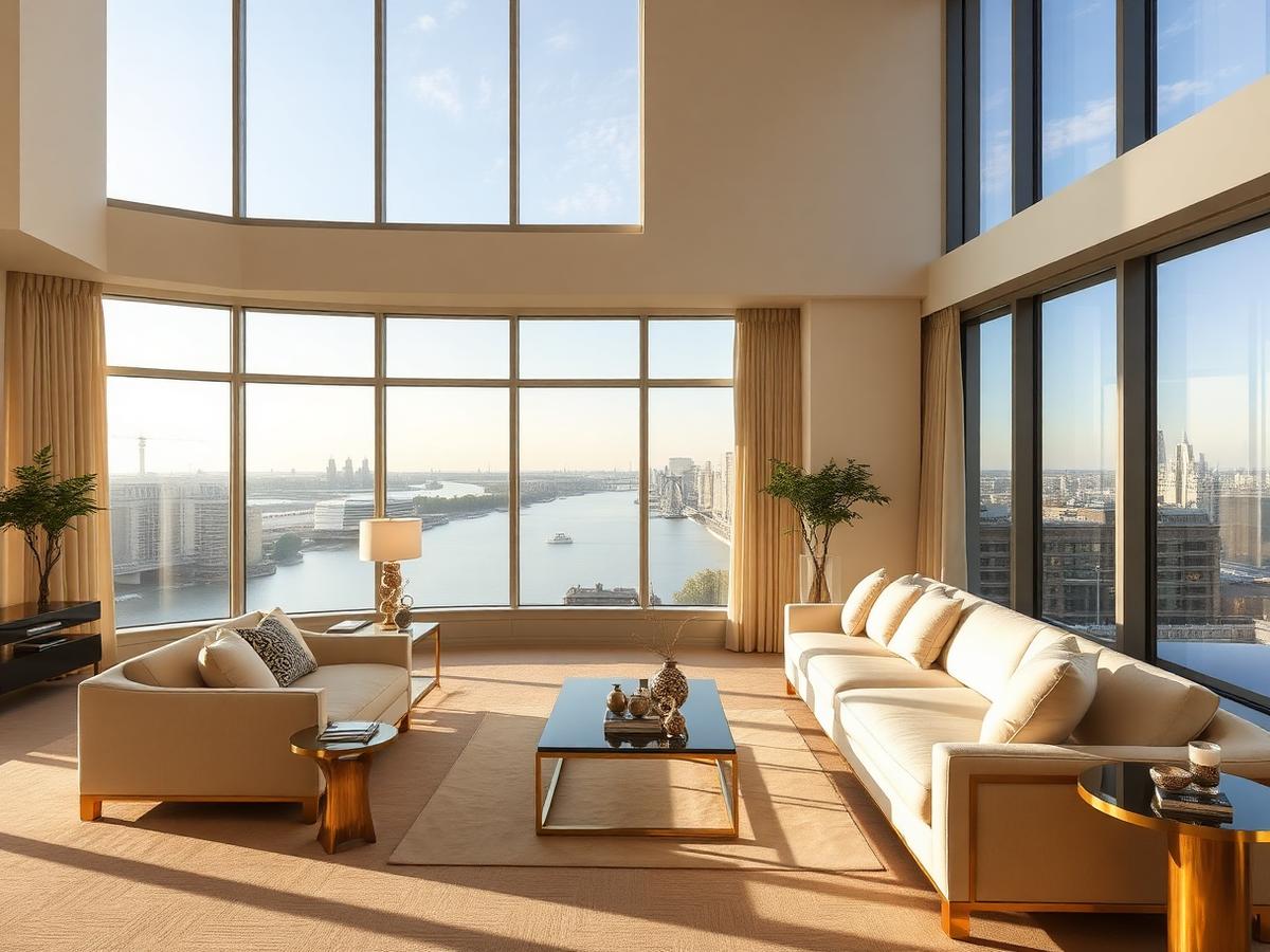Riverside Penthouse, Thames Quay, Canary Wharf E14